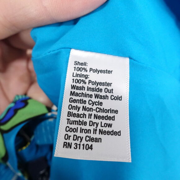 NWT KAARI BLUE TURQUOIS FLORAL STENCIL LEAVES SLEEVELESS FLORAL DRESS WOMENS XS - Picture 9 of 9